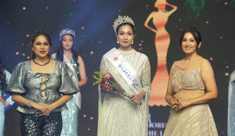 Shweta Prajapati Crowned as Gujarat Winner at Forever Miss India 2024