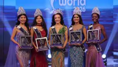 Molly-Marie Buckley Crowned Miss Ocean World 2026 in Jaipur, India's Heena Thakur Shines in Top 3